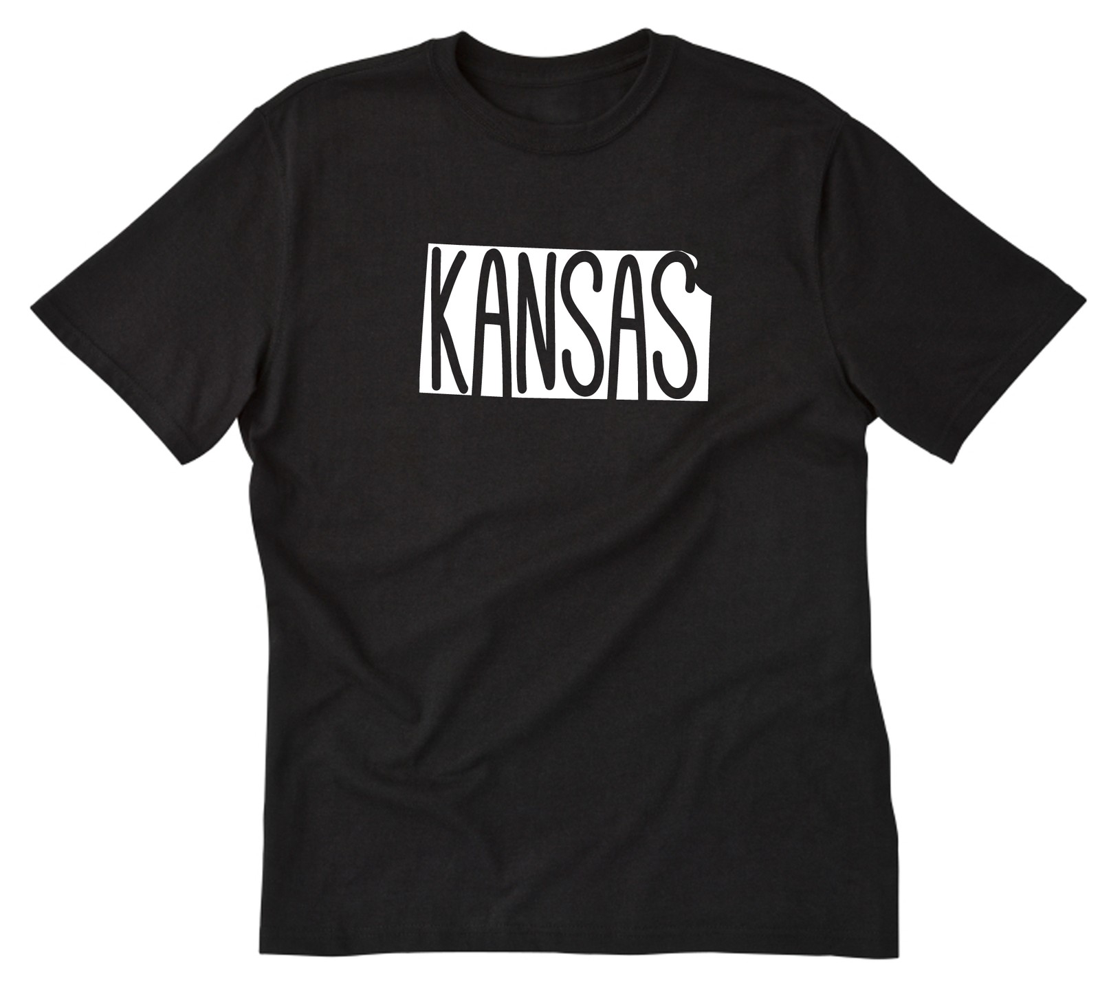 Kansas State T-shirt Tee Shirt Cotton Place Name Vacation Gift Home