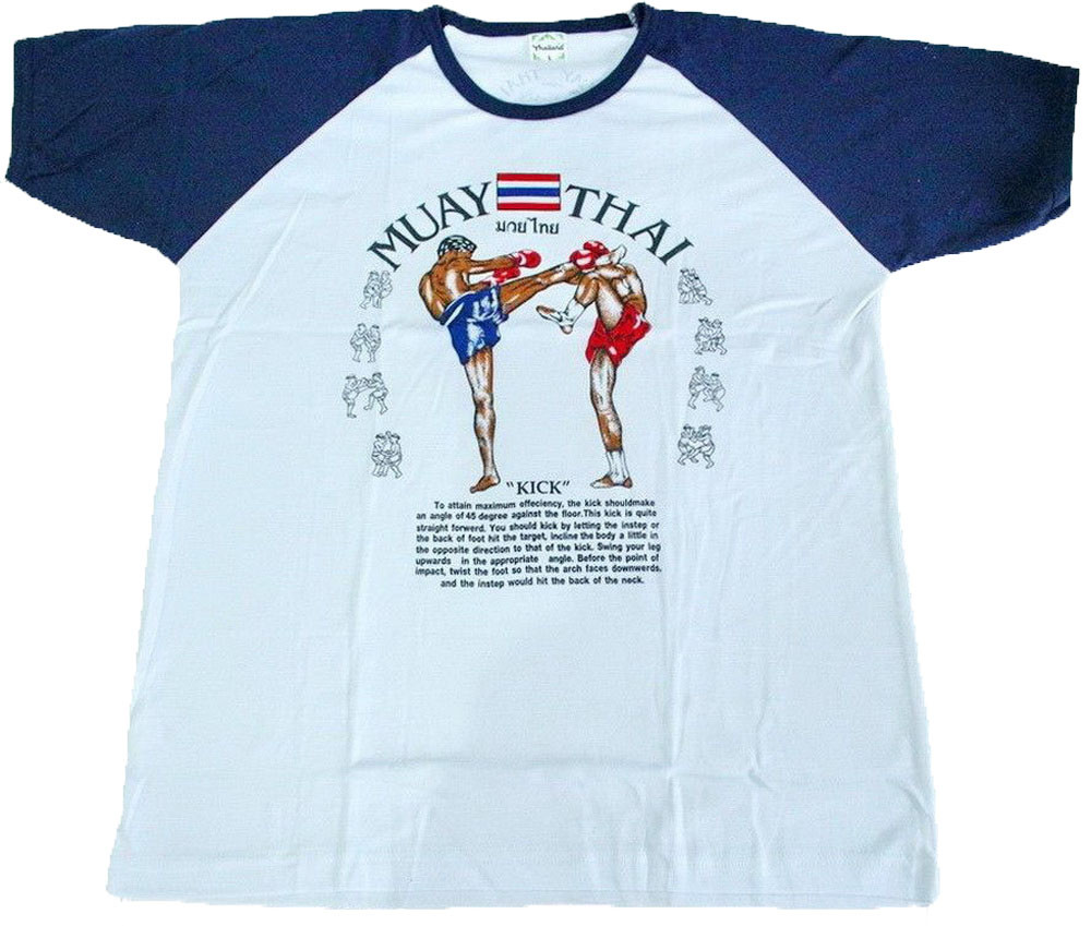MUAY THAI KICK BOXING MMA T-SHIRTS SHORT SLEEVE VARIATION SIZE COLOR