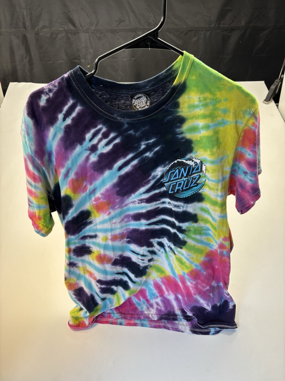 Santa Cruz multicoloured tie-dye t-shirt Men’s Size M