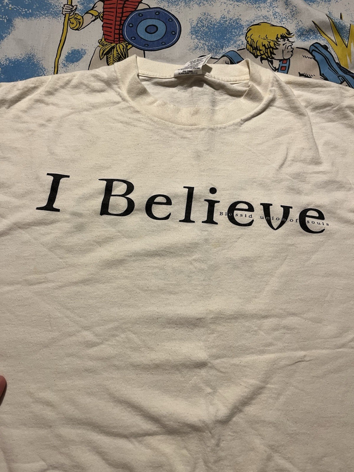 Vintage 1995 Blessid Union Of Souls I Believe Wild Oats Single Stitch T Shirt XL