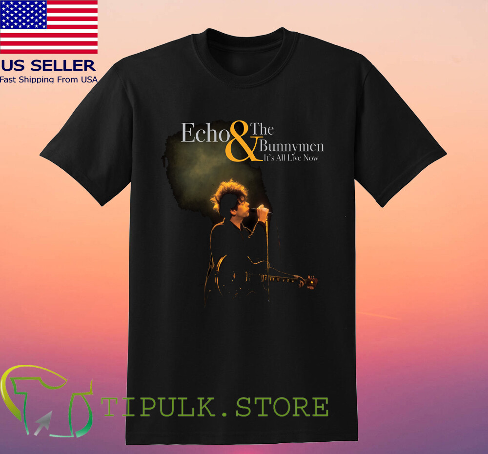 Echo And The Bunnymen Men&rsquo;s Black T-shirt Size S-5XL