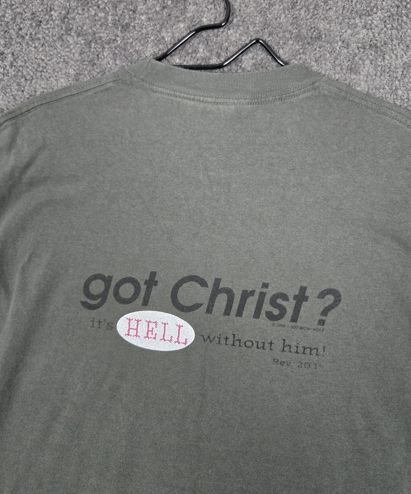 Vintage Got Jesus Christ? It’s Hell Without Him Shirt Size XL 1990s Religion Tee