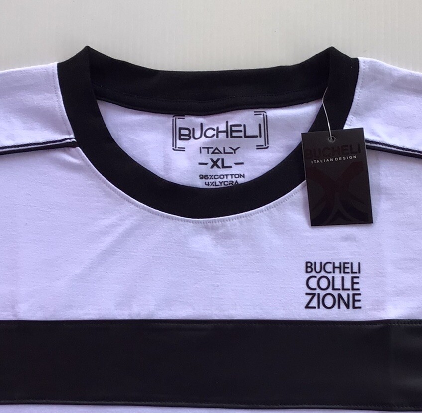Men&rsquo;s Bucheli T Shirt,Italian Style,Cotton,Slim Fit,Stretch XL…..A28.A