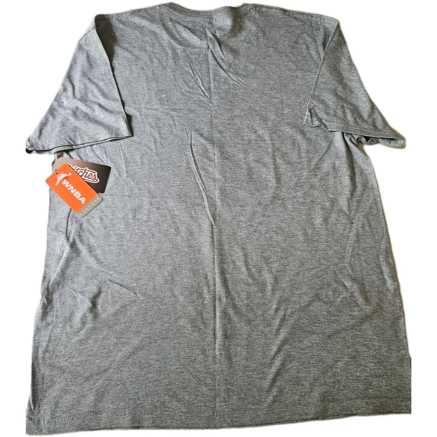 WNBA x Stitches Caitlin Clark Indiana Fever T Shirt Large Gray 2025 Cotton NWT