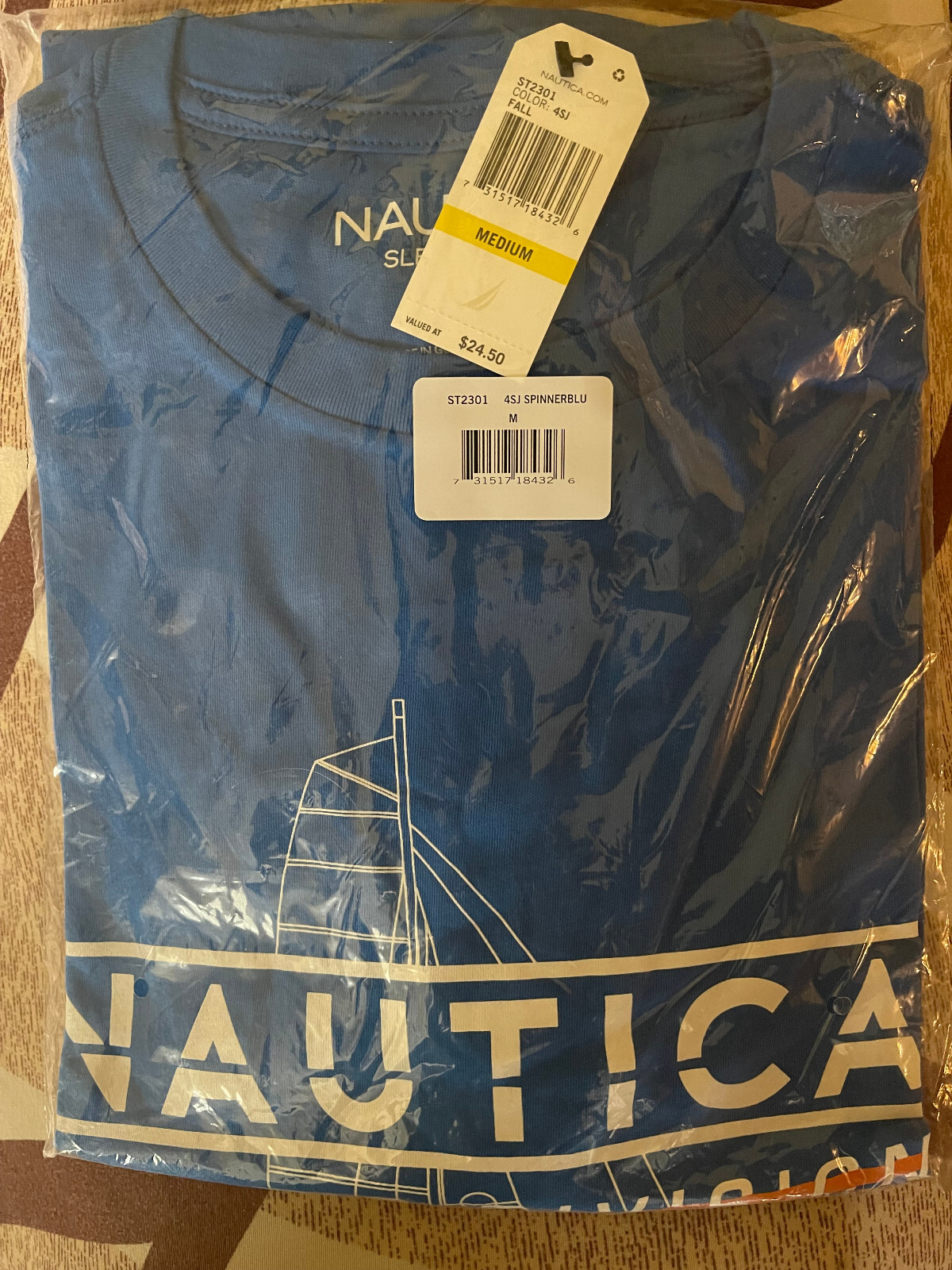 Nautica Men&rsquo;s Short Sleeve Graphic Tee Sleep T-Shirts Choice S M L XL XXL – NEW