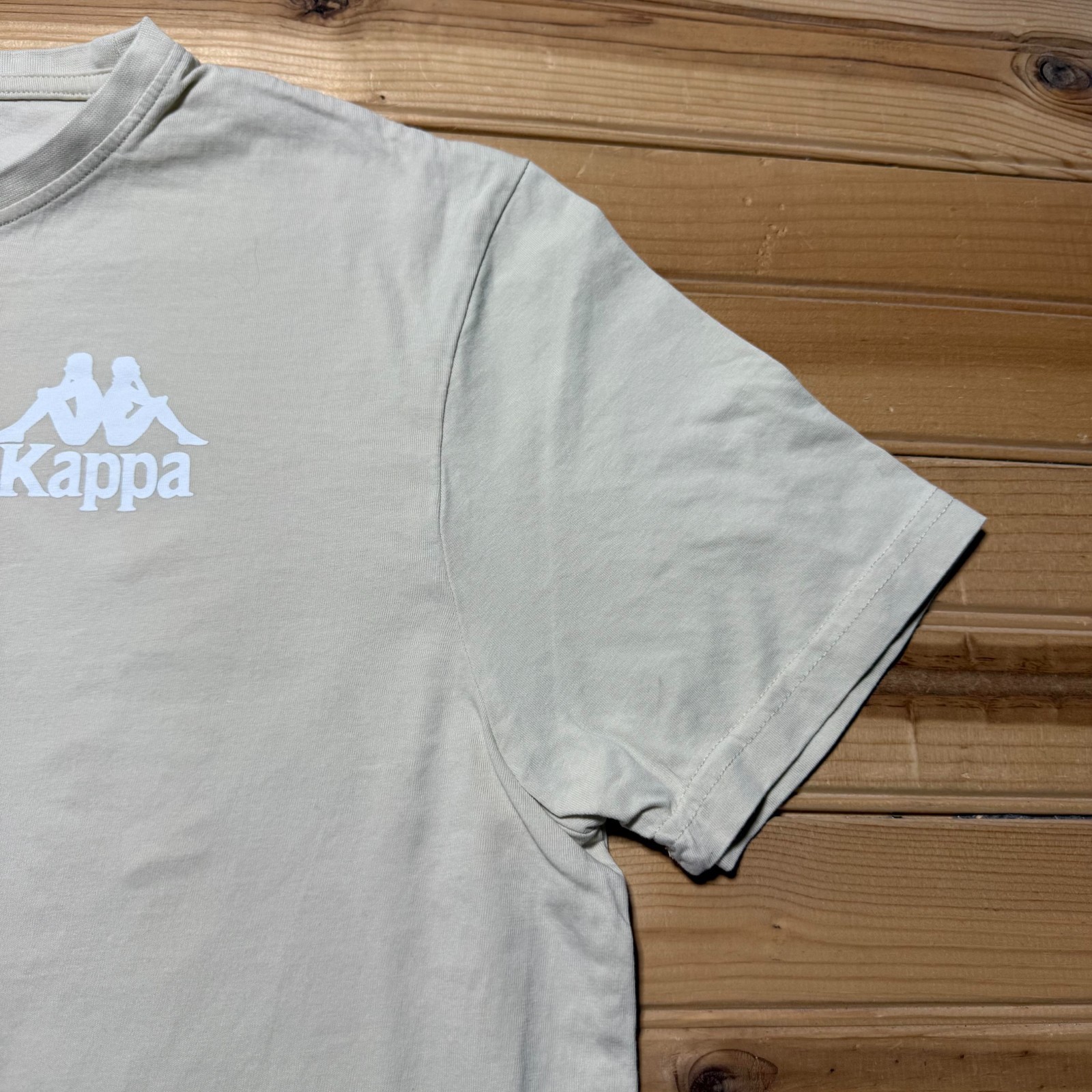 Kappa Big Logo Spellout Minimalist Streetwear Graphic Short Sleeve T-Shirt – XL