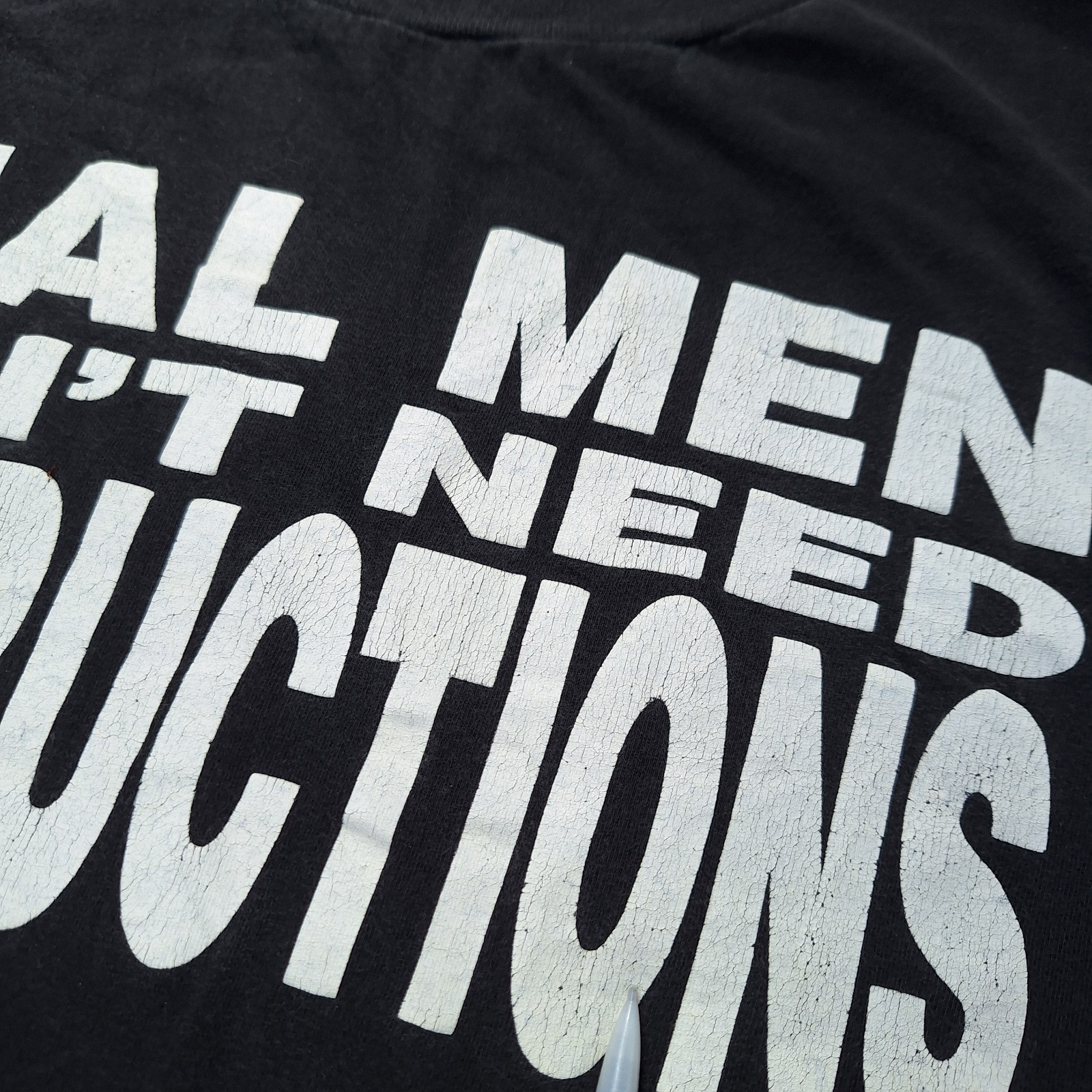 Vtg Home Improvement Real Men Tim Allen TV Show Promo Graphic 90s T Shirt – XL