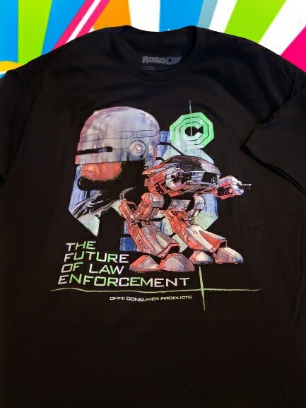 RETRO TEE ! 1980&rsquo;S ROBOCOP MOVIE T-SHIRT LOOT CRATE NOT AVAILABLE IN STORES 2XL