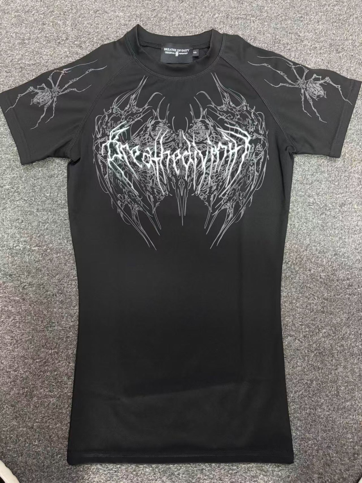 Breathedivinity Fashion Sport Short Sleeve Stretchy Tight Shaping