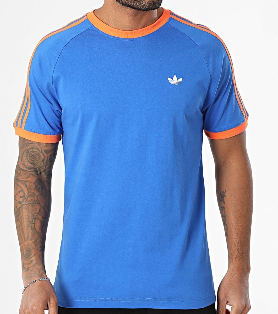 NEW MENS ADIDAS ORIGINALS CALIFORNIA 3 STRIPES TREFOIL SHIRT ~MEDIUM JD007 RARE!