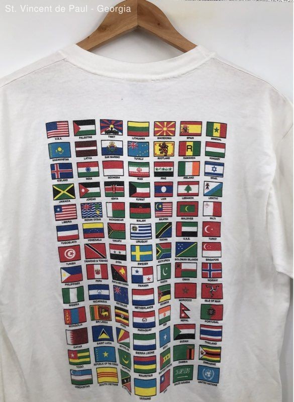 Men&rsquo;s Hanes Heavyweight White Vintage Washington D.C. Tee Shirt – Size Large