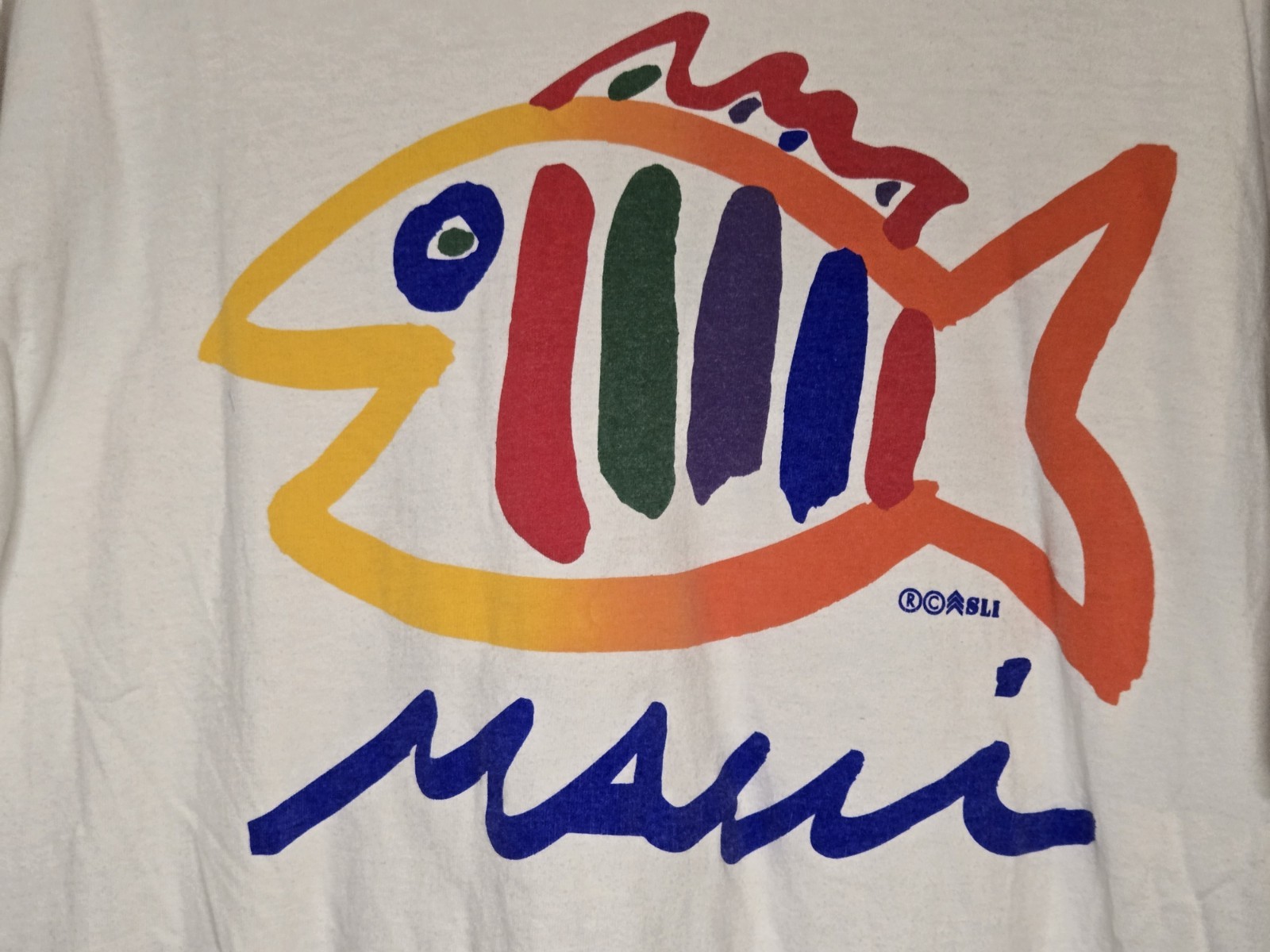 VTG Maui Shirt Unisex One Size White Short Sleeve SGT Leisure USA Single Stitch