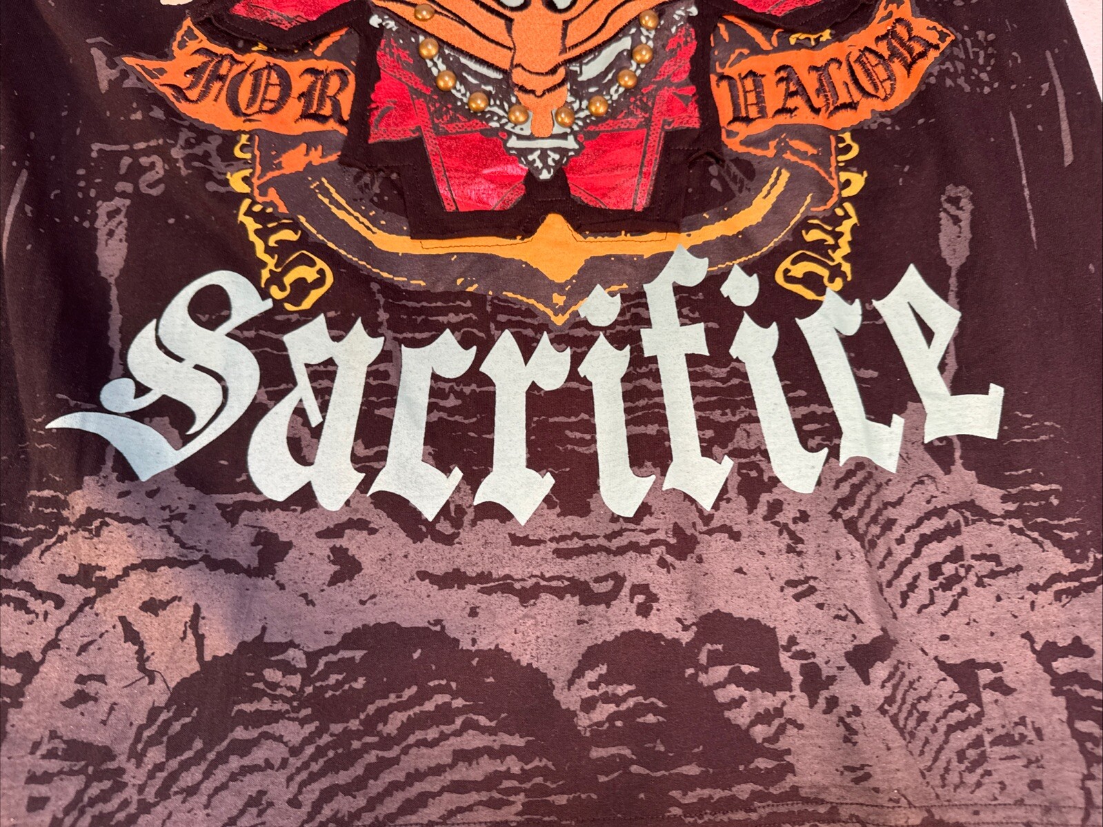 MRG Made Right Genuine 2XL Long Sleeve T-Shirt Ultimate Sacrifice Shoulder Tabs