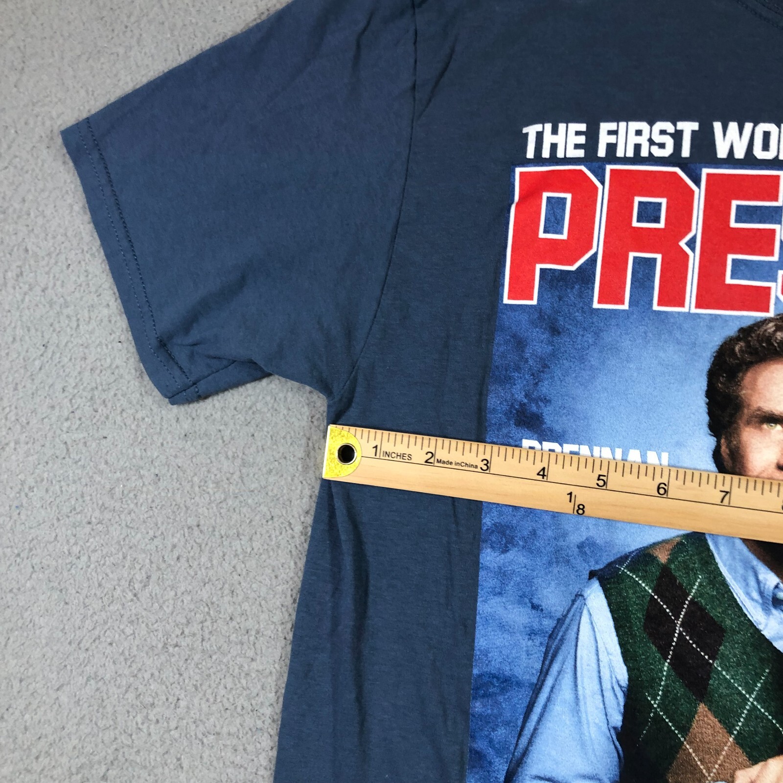step brothers T Shirt Mens S gray slate movie will ferral
