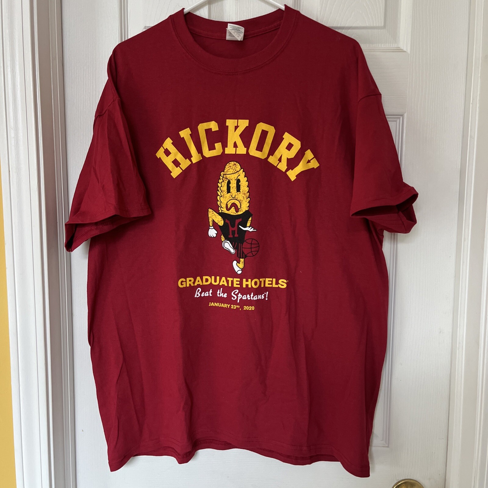 Hickory Hoosiers, Indiana Pride T Shirt Beat The Spartans Indiana University XL