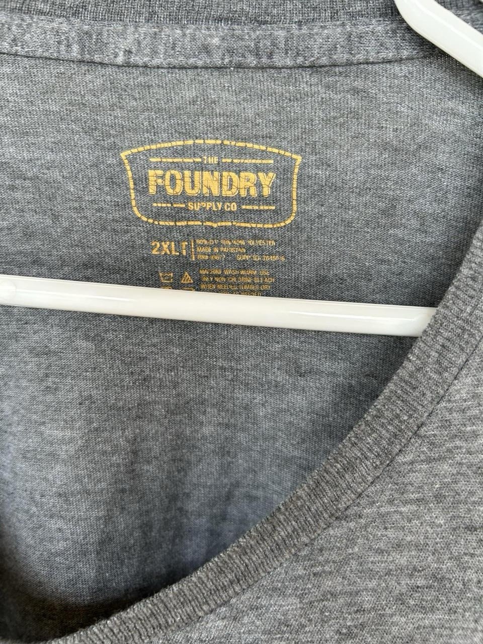 The Foundry Supply Co. Gray Tee