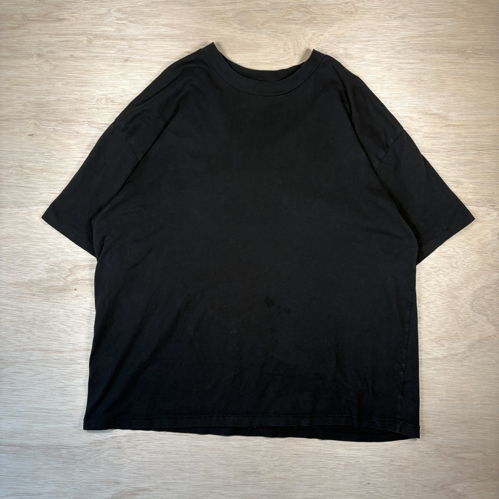 No Boundaries Men&rsquo;s LARGE Oversize Cotton Tee BLACK T-Shirt pre-owned