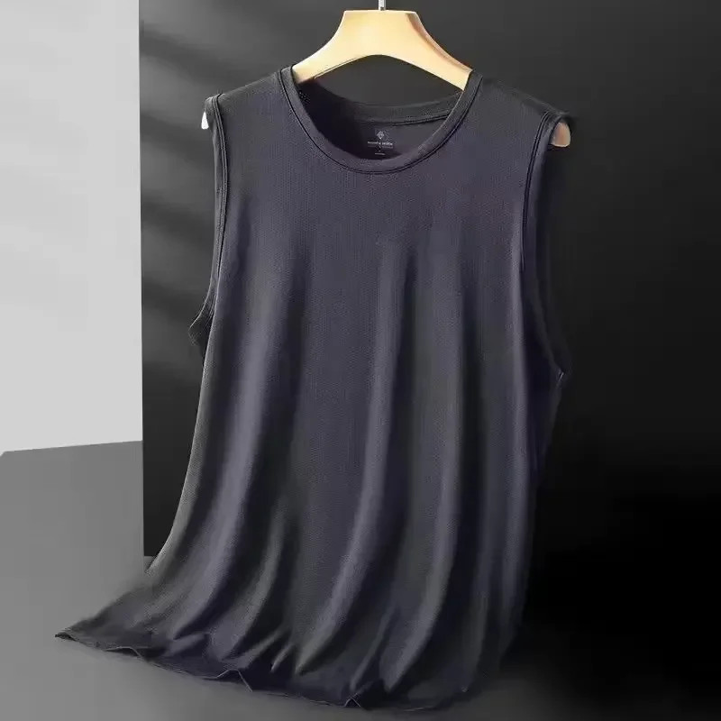 Men&rsquo;s Ice Silk Mesh Vest Lightweight Sports Summer Wear Sleeveless T-shirt Tank