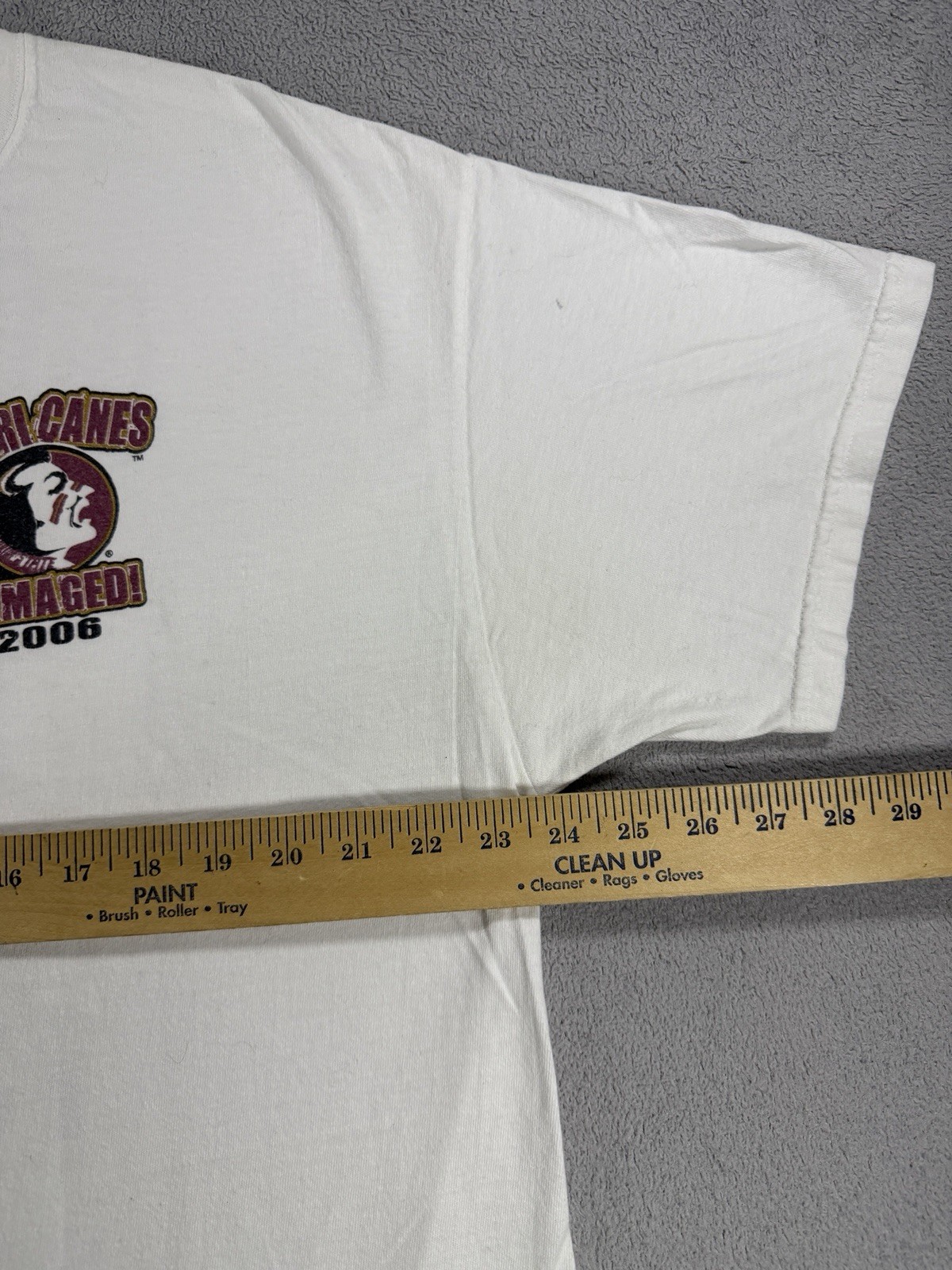 VTG 2006 Florida State University Seminoles FSU Vs Miami Rivalry T-Shirt Sz XL