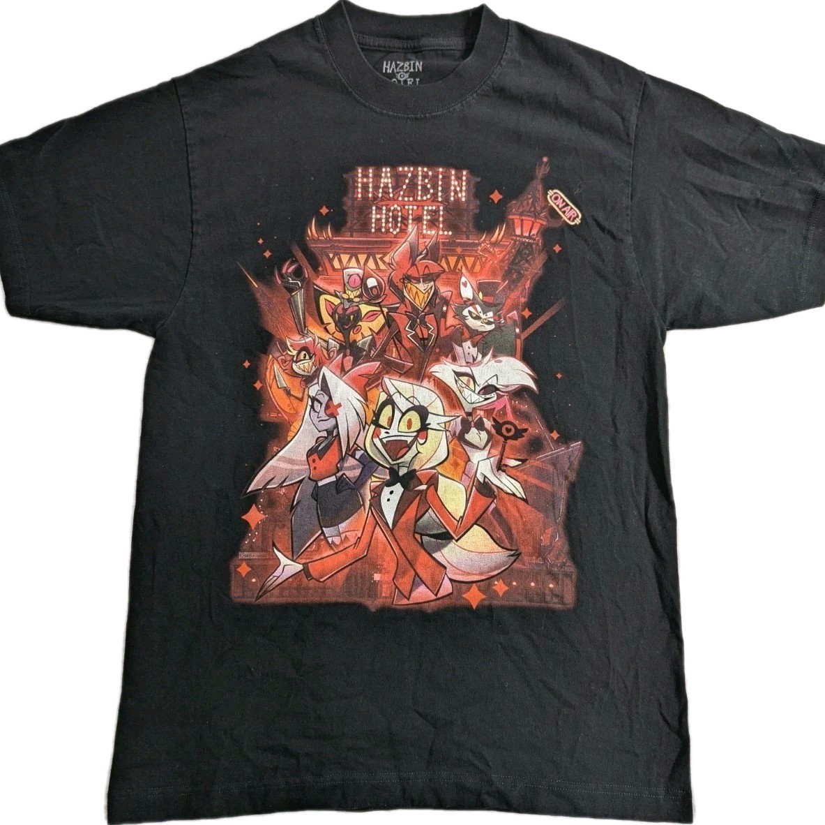 Hazbin Hotel Graphic T-shirt Men&rsquo;s Sz Medium Animated Series