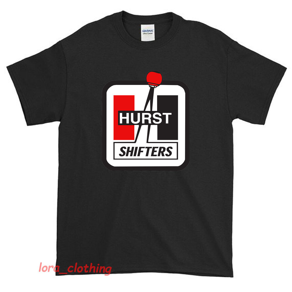 New Hurst Shifters Logo American Funny T Shirt USA size S -XXL