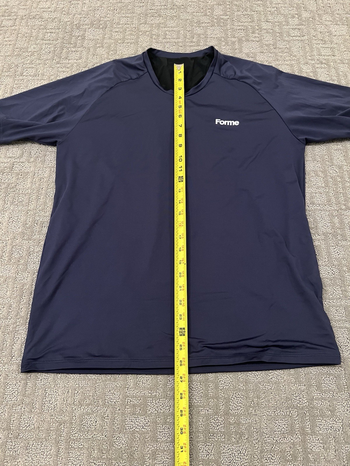Forme Science Recovery Posture Correcting T Shirt Men&rsquo;s XL Blue Short Sleeve