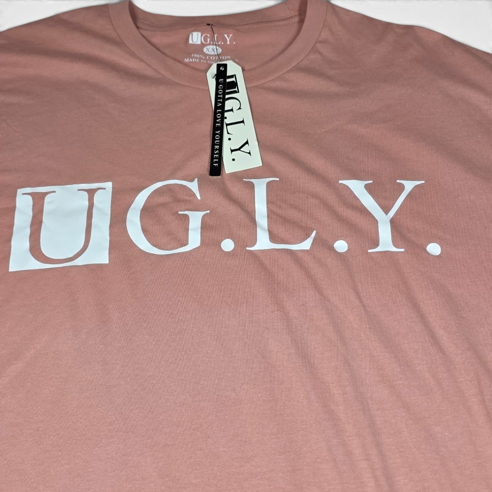 U.G.L.Y. Salmon/White Shirt