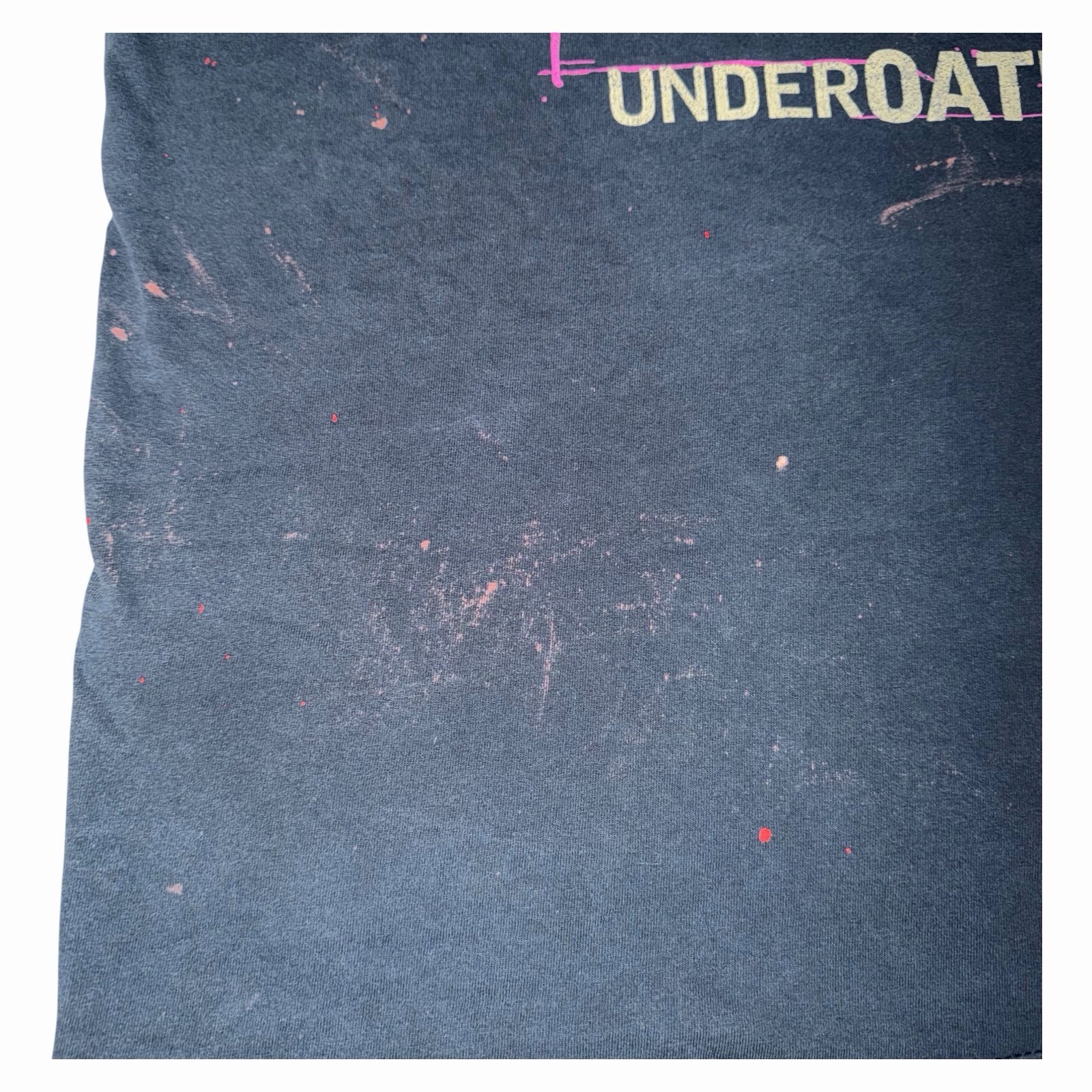 Vintage UnderOath Pink X Band Metalcore T Shirt Mens Small Distressed Flawed Y2k