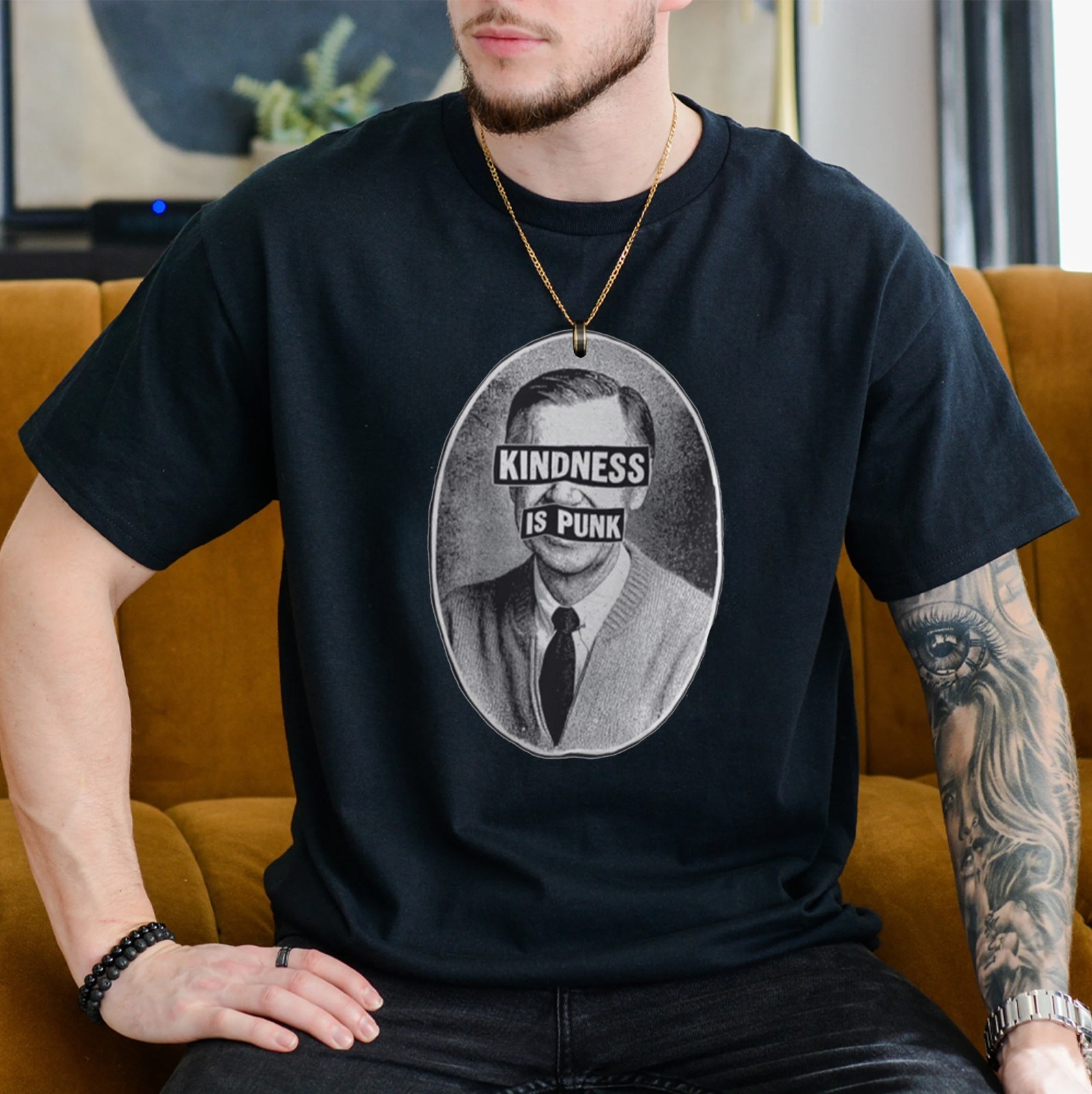Kindness is punk 60’s Classic Retro Tee Shirt – S to 5XL