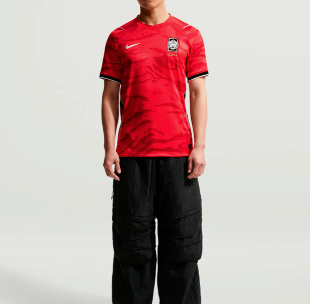 Nike Korea 2026 Stadium Home Dri Fit Soccer Replica Jersey Top Red IB5328-679