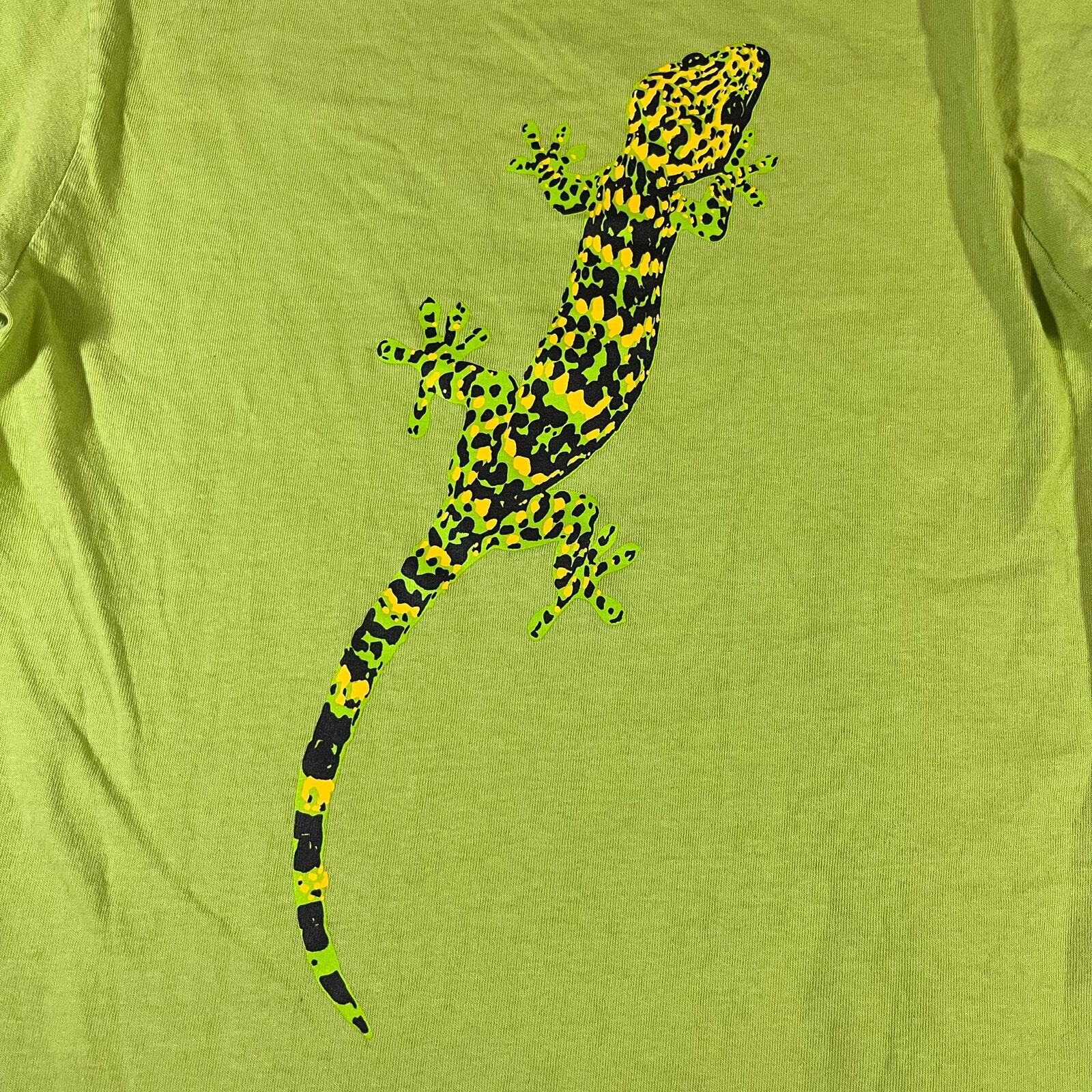 Only NY Gecko Long sleeve Green T Shirt Adult Sz XS New