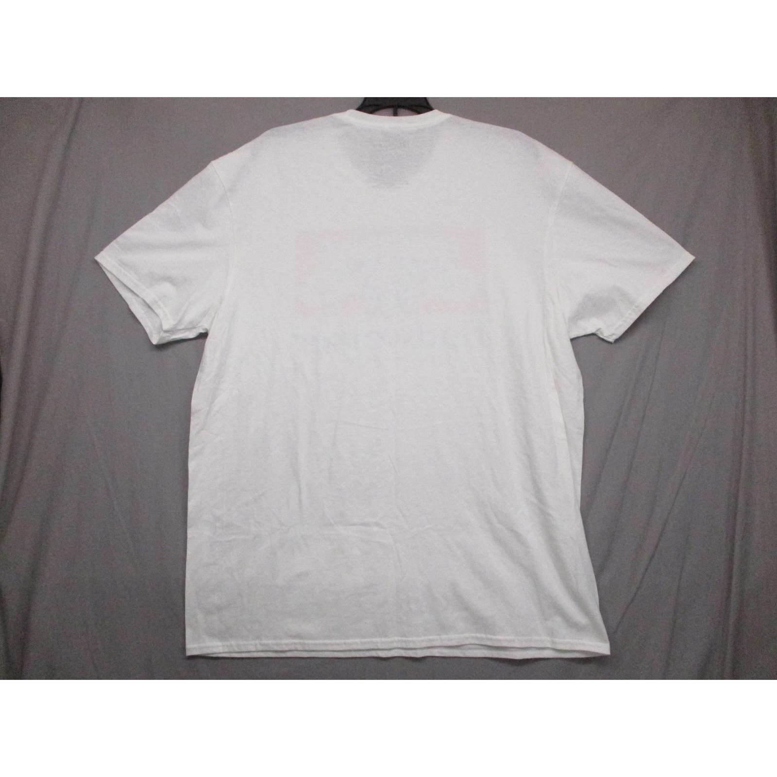 Budweiser White Graphic Short Sleeve Tee Unisex T-Shirt Size Extra Large