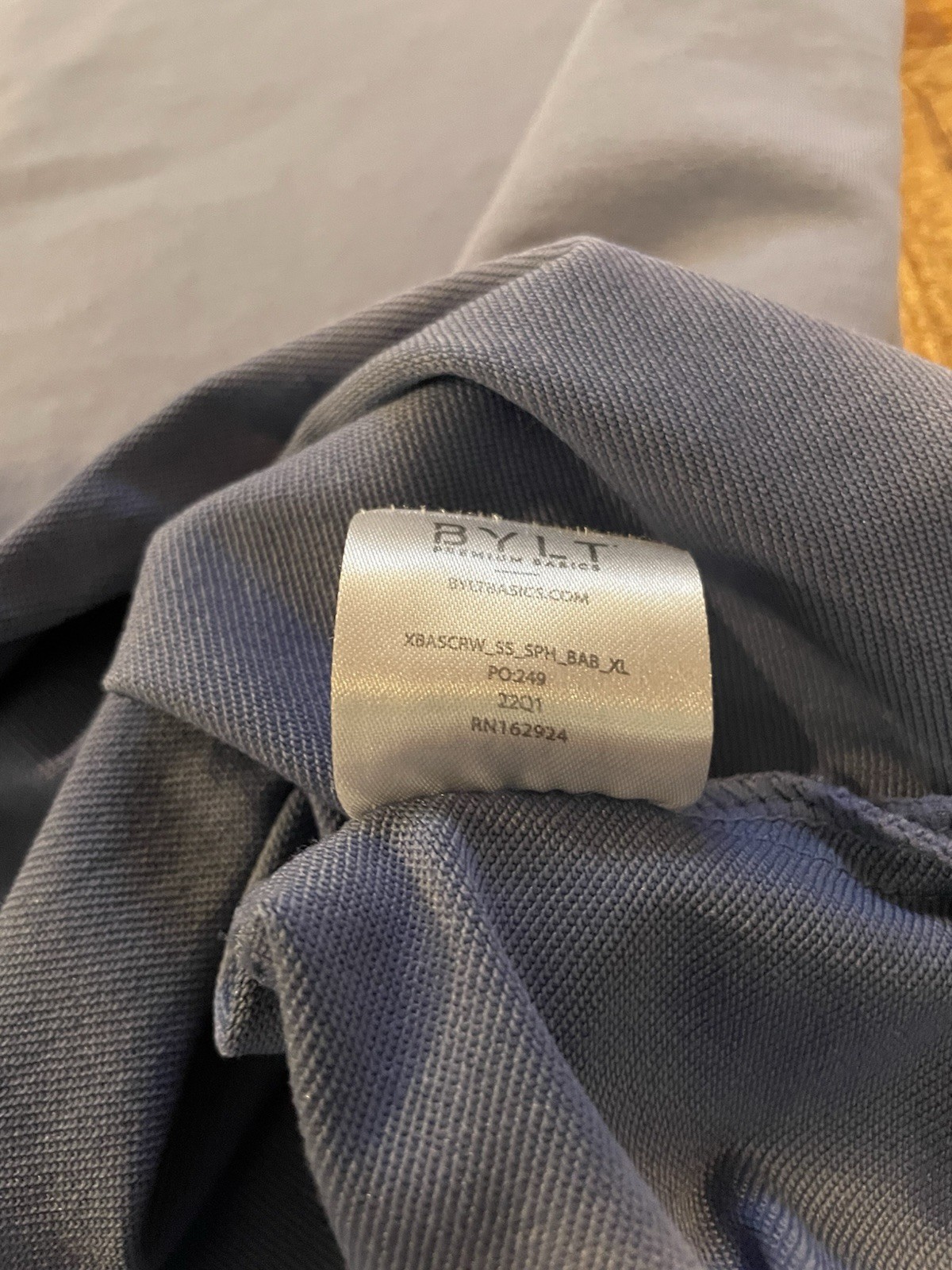 BYLT Basic Crew Split Hem Tee