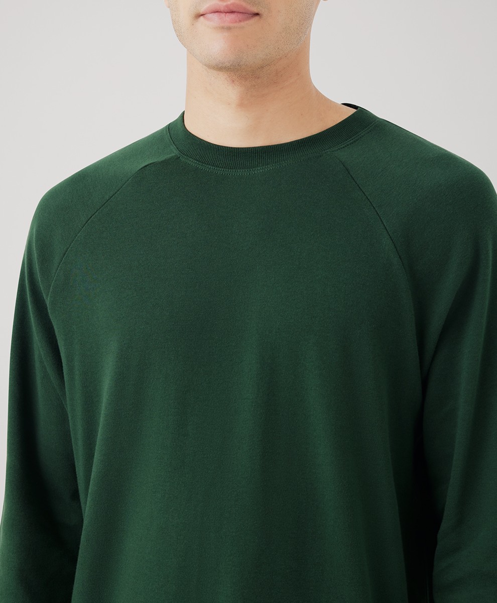 Pact Men&rsquo;s Airplane Long Sleeve Crew Shirt Small Mountain View Top Outerwear