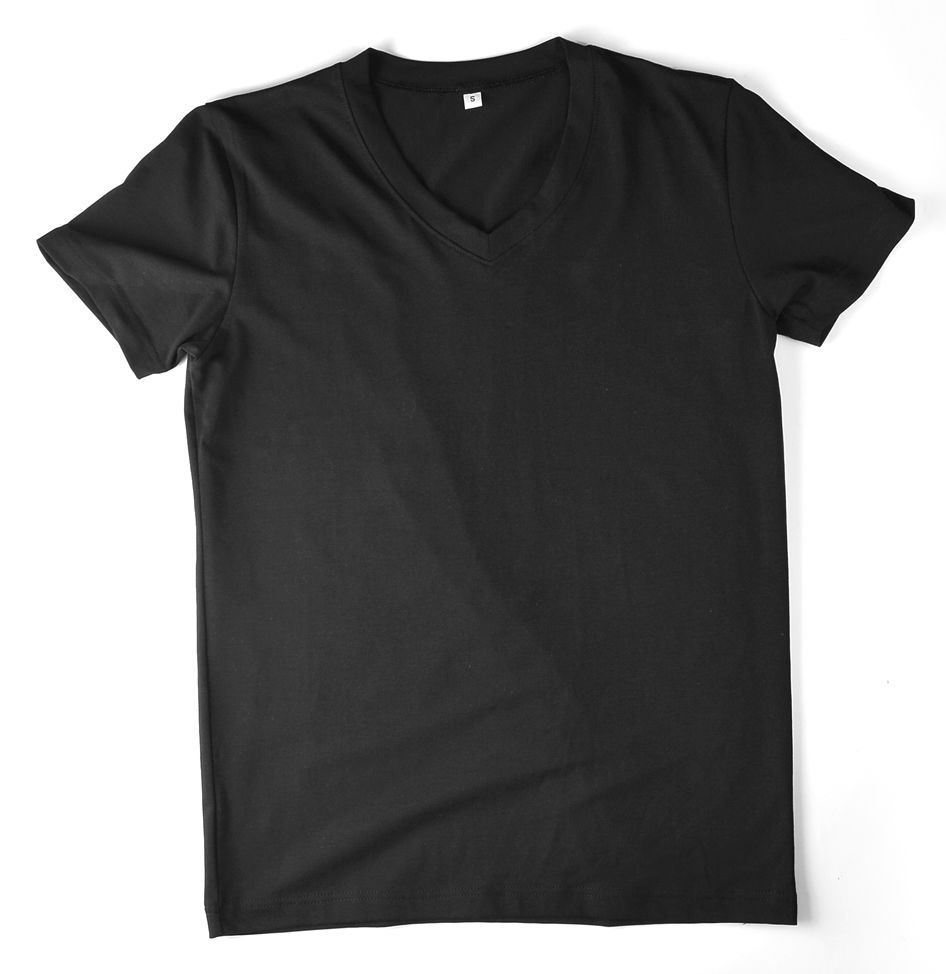 V Neck T Shirts Short Sleeve Blend Blank Tee Slim Fit Casual Solid Tee Top Soft