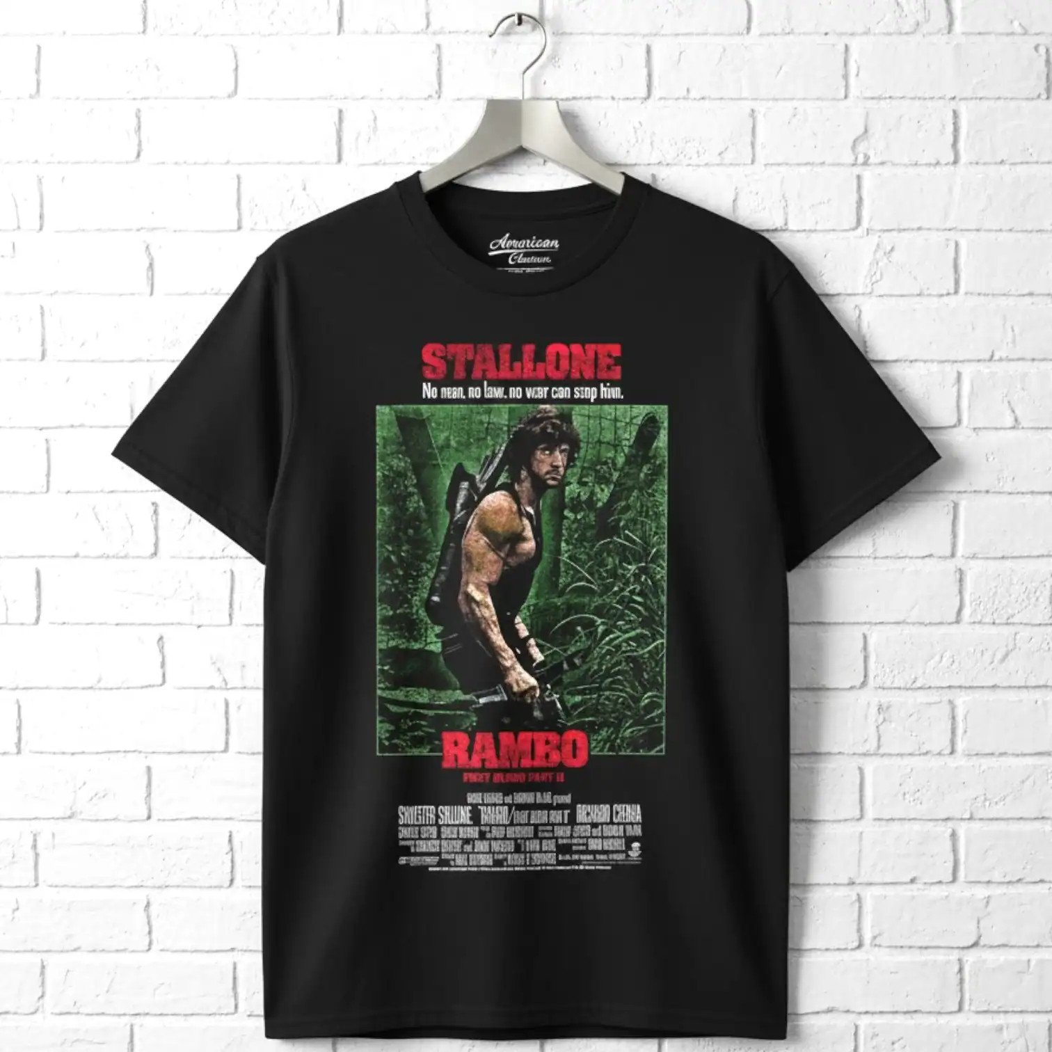 Rambo First Blood 2 Movie Poster Men&rsquo;s T Shirt