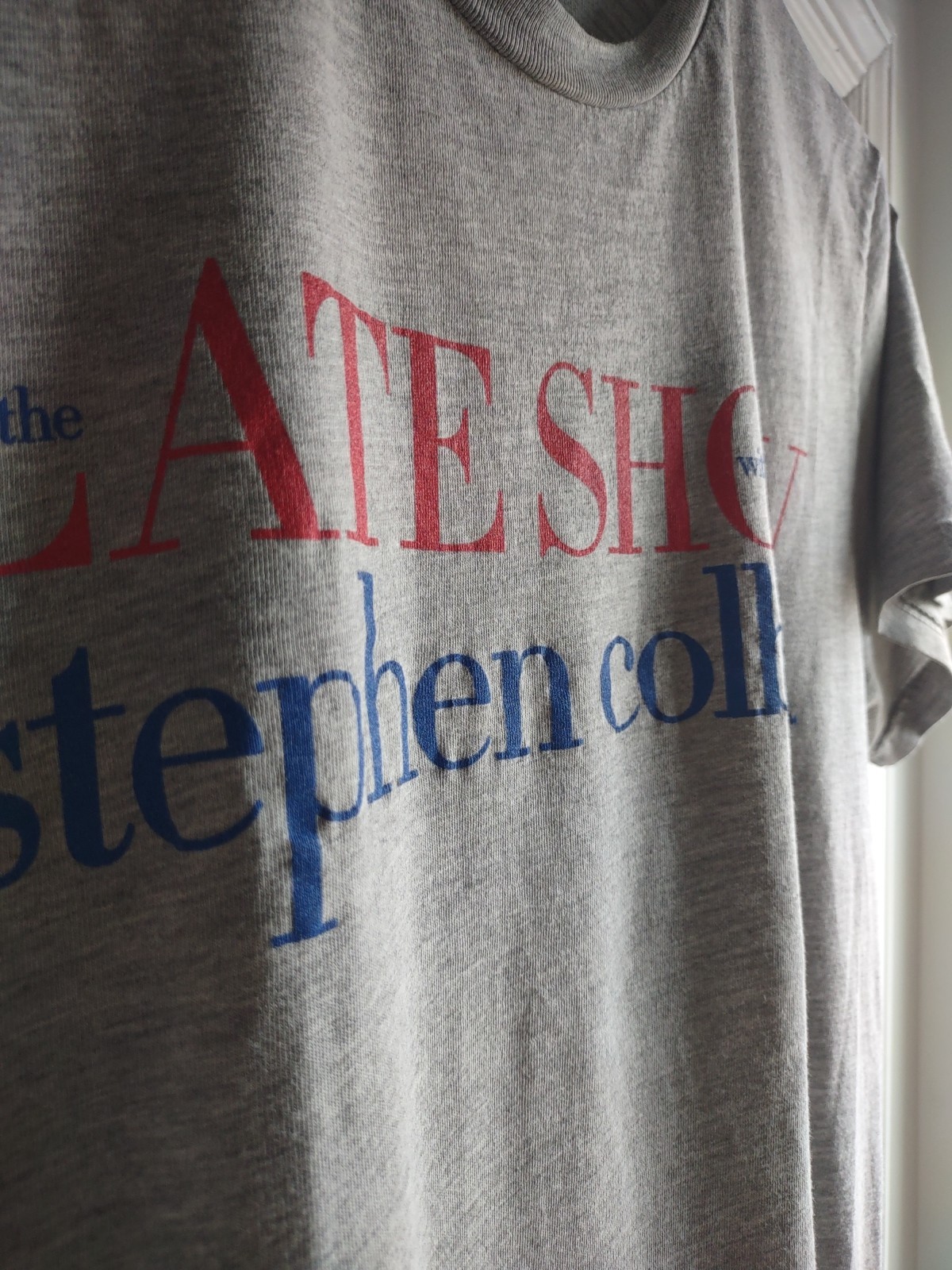 Official Authentic Late Show With Stephen Colbert T-Shirt Unisex Small Comfy Tee