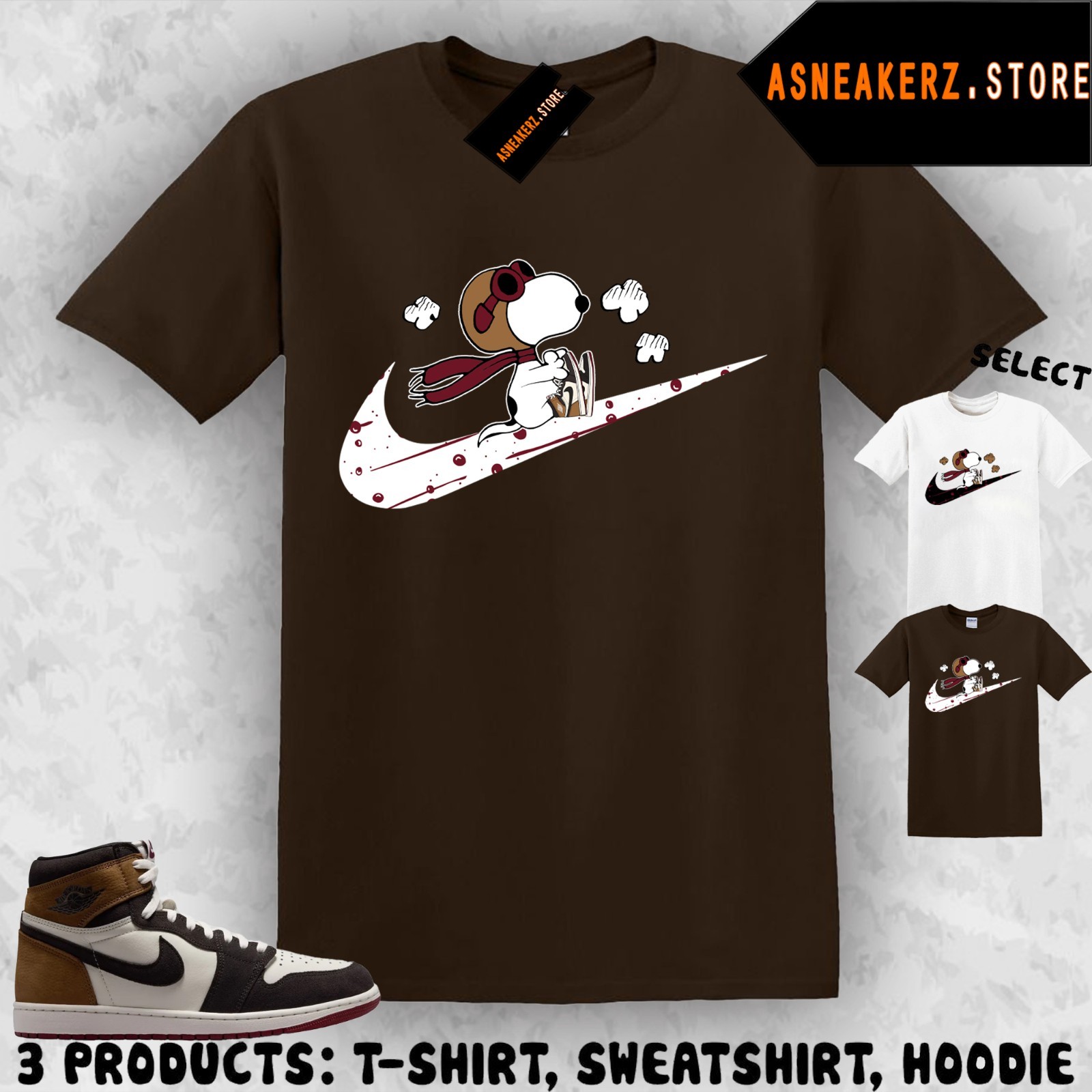Shirt To Matching AJ 1 High Love Letter 2026 Match Sneaker Tee S Dog Fly T-Shirt