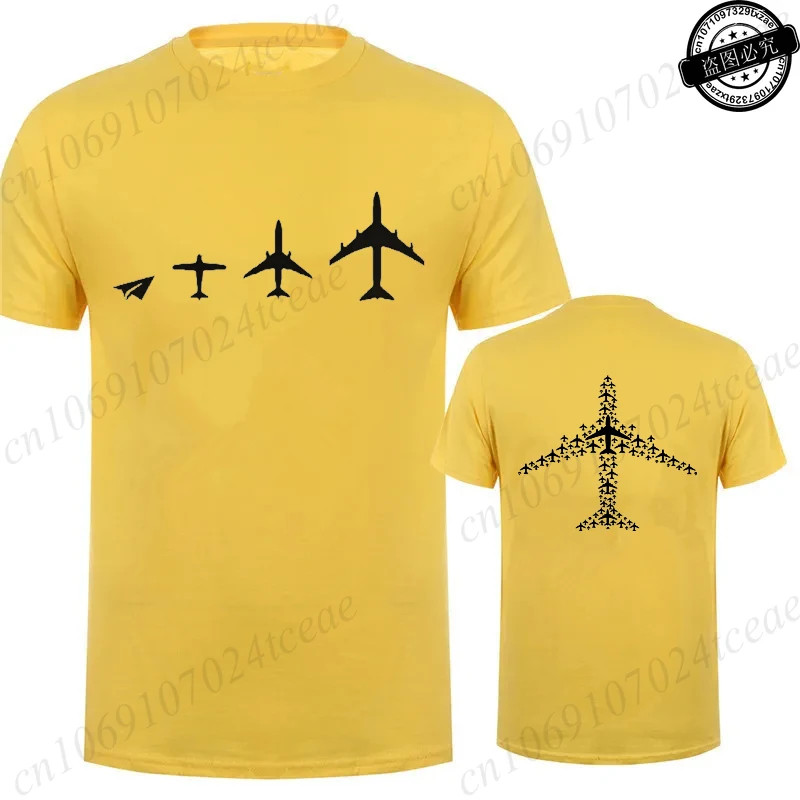 Flying Up Airplane T-Shirt for Men Women Clothing Graphic Tees Funny Flying Up A