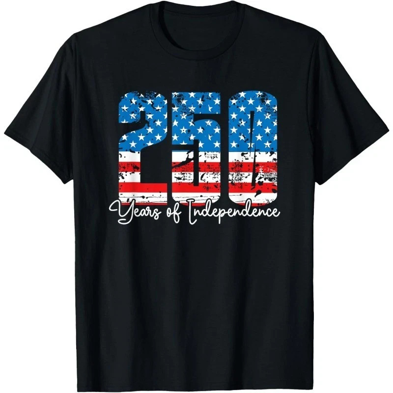 America 250th Anniversary T Shirt 250 Years Independence Day Patriotic Tee USA