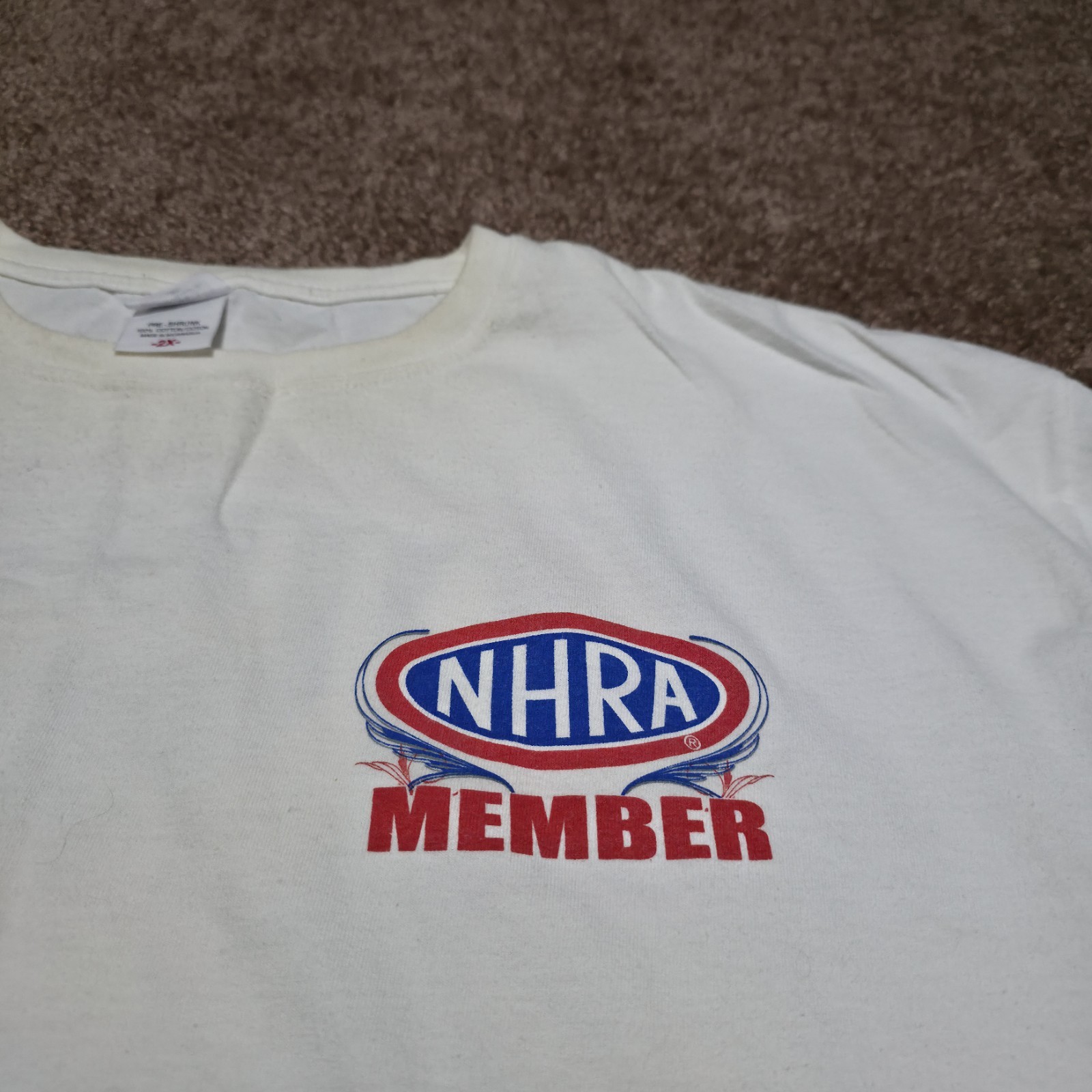 NHRA Championship Drag Racing Member National Dragster T Shirt Mens 2XL *Read*