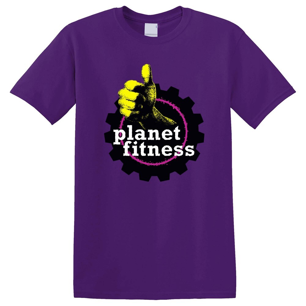 Planet Fitness Gym Men&rsquo;s Purple Size S to 5XL