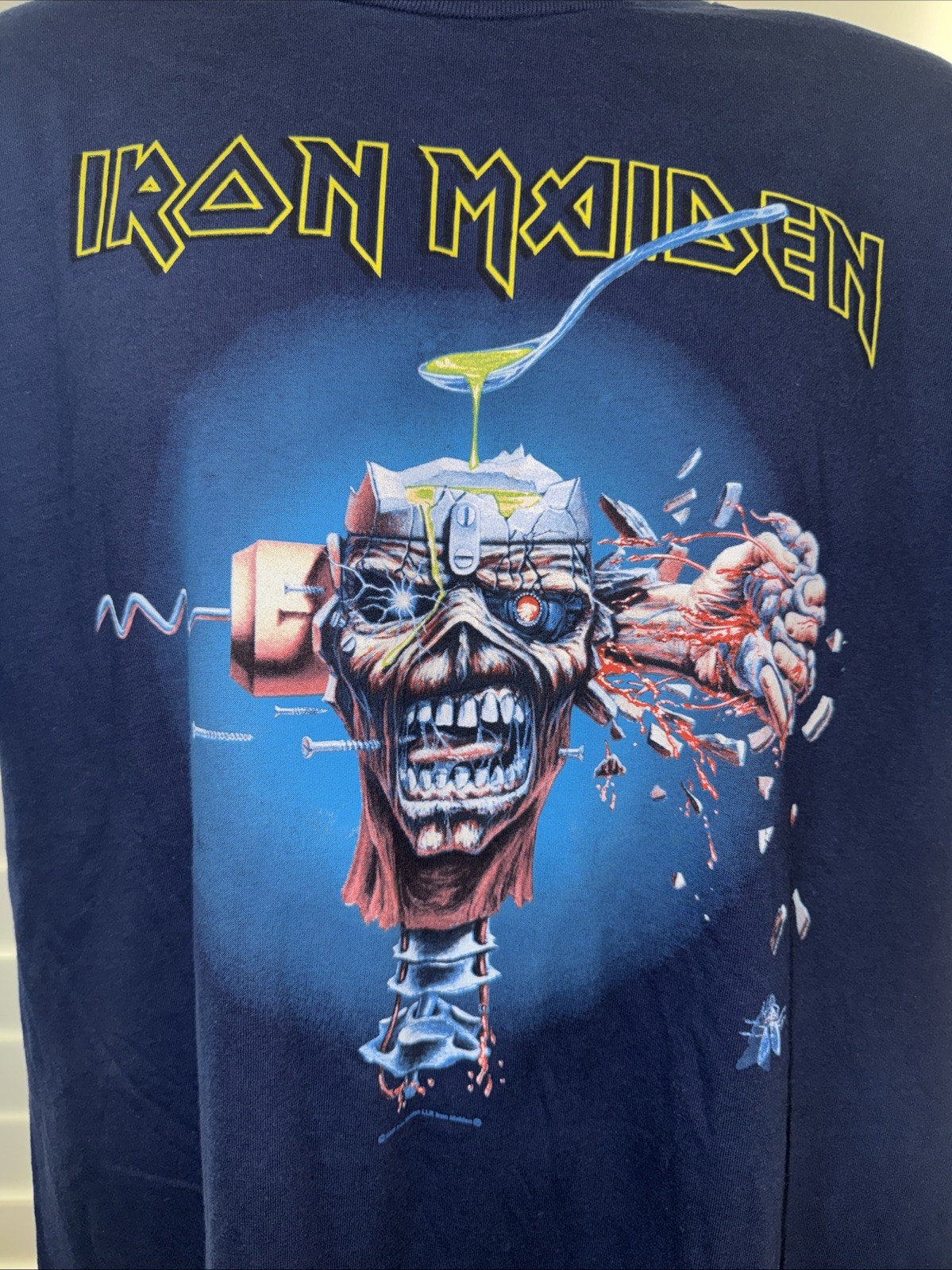 Iron Maiden Official Future Past World Tour Shirt 2023 T Shirt Small New