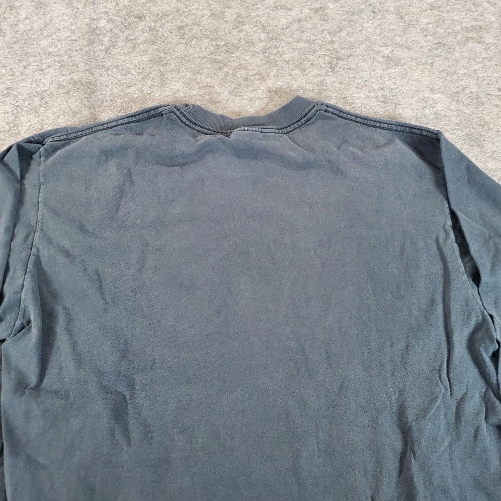 Vintage Bill Bell Shirt Mens Large Navy Blue 90s Wizard Astronomer Art tee Rare
