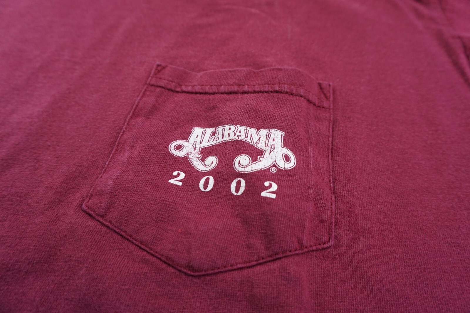 Alabama Tour Shirt Adult XXL 2002 Red Short Sleeve Pocket