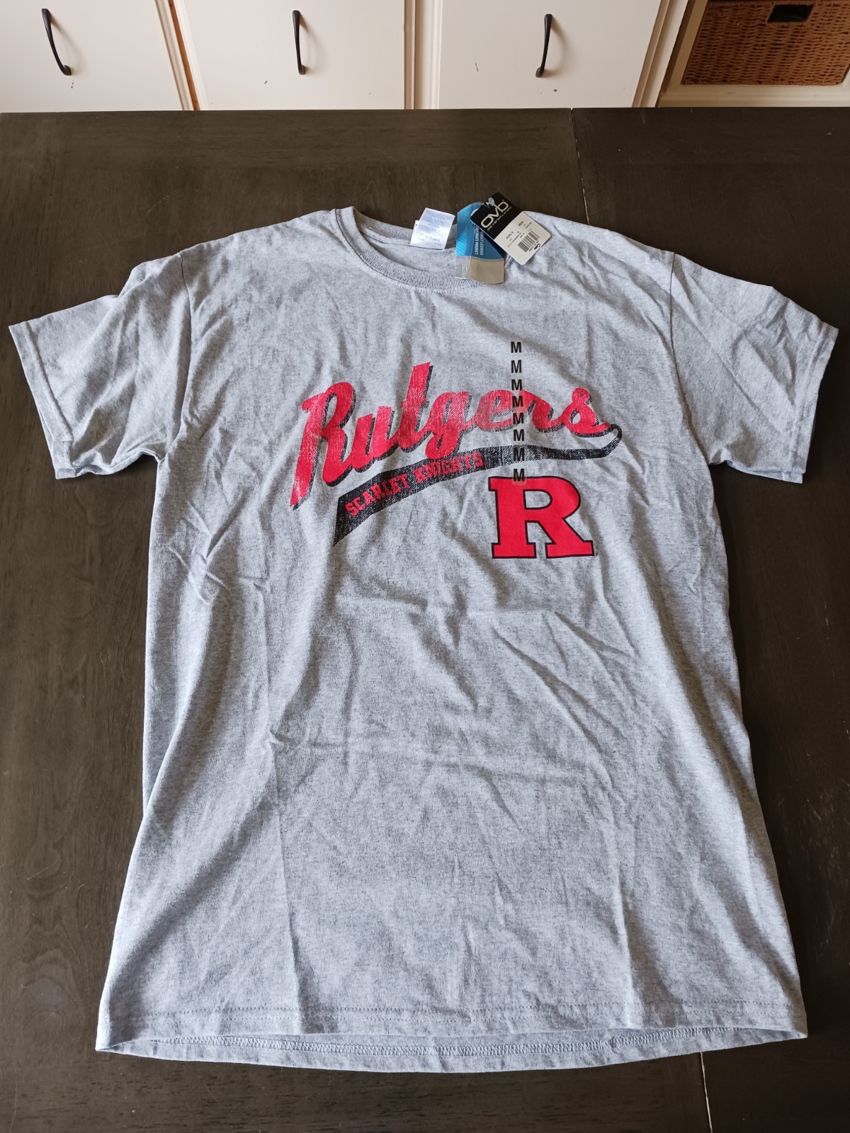 NWT Gildan Rutgers Scarlet Knights Gray/Red Tshirt Size M