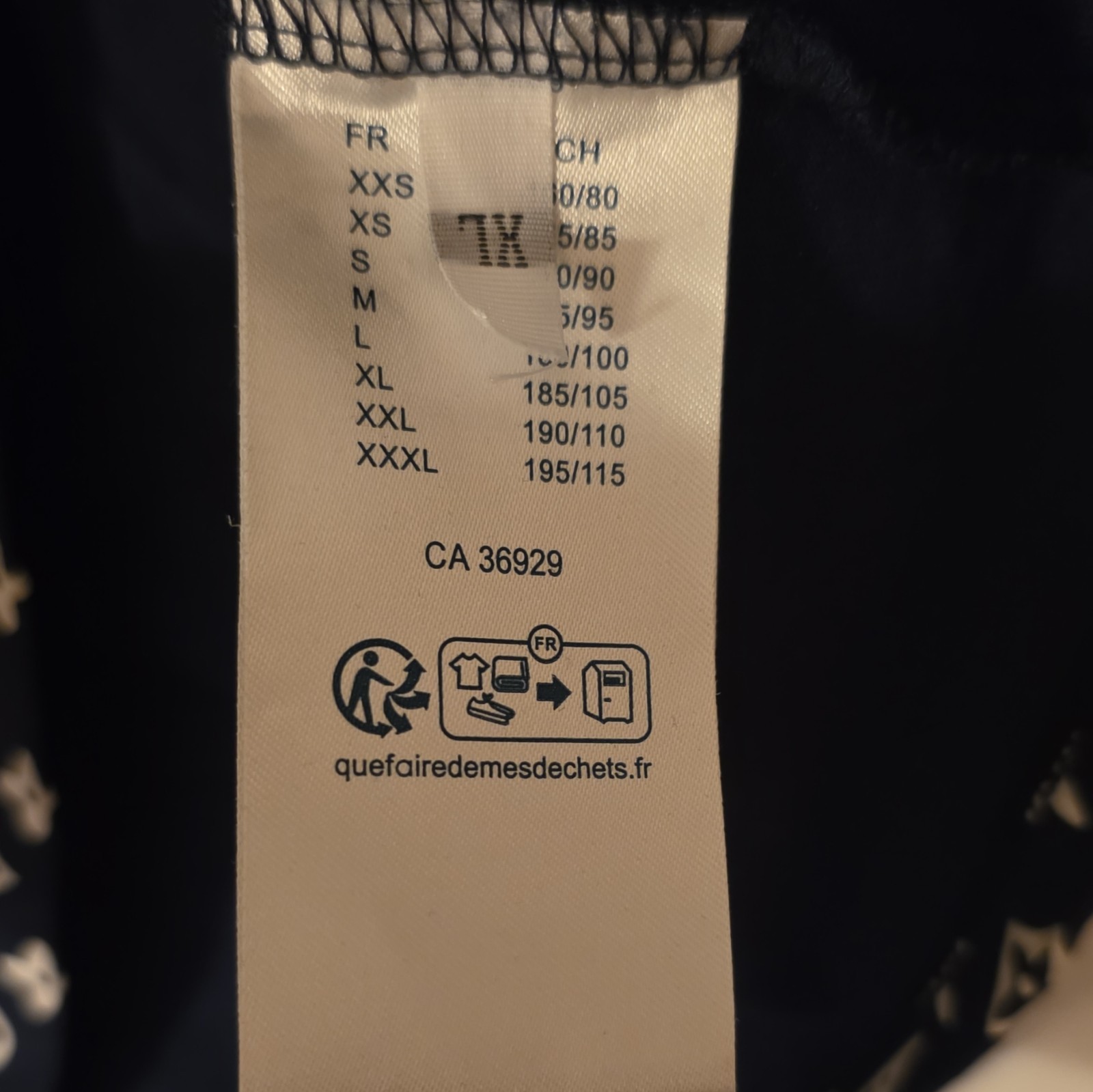 Louis Vuitton Men&rsquo;s Blue/White Monogram Logo Crew Neck Short Sleeve T-Shirt L