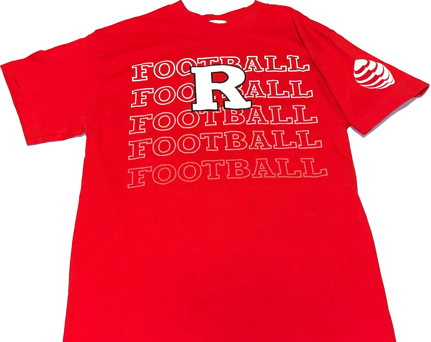 Rutgers University Scarlet Knights College Football Team T-Shirt New! SMALL