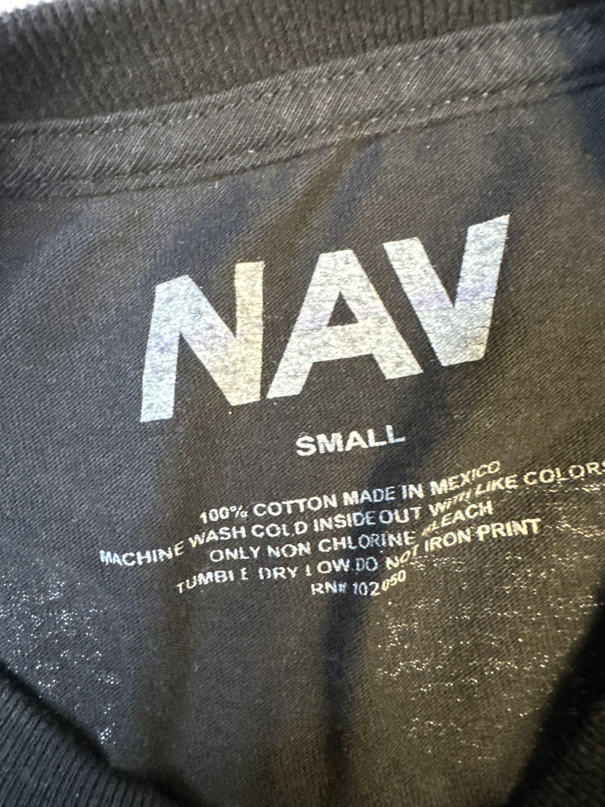 NAV x VLONE Good Intentions Promo Doves Tour Merch T-Shirt Small Hip Hop Rap