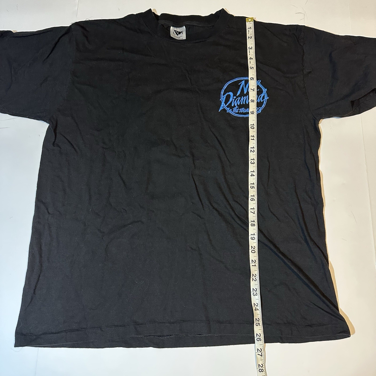 Vtg 1993 Neil Diamond In The Round Concert T-Shirt Single Stitch Glitter Sz L
